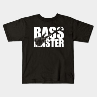 BASS MASTER funny bassist gift Kids T-Shirt